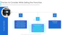 Factors To Consider While Selling The Franchise Ppt Layouts Examples PDF Factors To Consider While Selling The Franchise Ppt Layouts Examples PDF