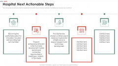 Feasibility Analysis Template Different Projects Hospital Next Actionable Steps Formats PDF Feasibility Analysis Template Different Projects Hospital Next Actionable Steps Formats PDF