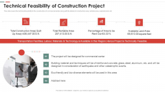Feasibility Analysis Template Different Projects Technical Feasibility Of Construction Infographics PDF Feasibility Analysis Template Different Projects Technical Feasibility Of Construction Infographics PDF