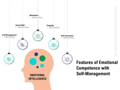 Features Of Emotional Competence With Self Management Ppt Infographic Template Objects PDF Features Of Emotional Competence With Self Management Ppt Infographic Template Objects PDF