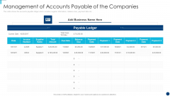 Finance And Accountancy BPO Management Of Accounts Payable Of The Companies Guidelines PDF