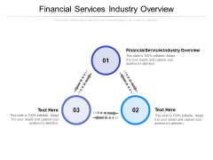 Financial Services Industry Overview Ppt PowerPoint Presentation Gallery Show Cpb Pdf