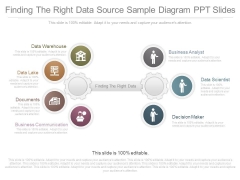 Finding The Right Data Source Sample Diagram Ppt Slides Finding The Right Data Source Sample Diagram Ppt Slides
