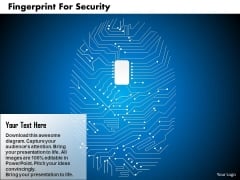 Finger Print Circuit For Security Analysis Powerpoint Template Finger Print Circuit For Security Analysis Powerpoint Template