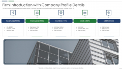 Firm Introduction With Company Profile Details Rules PDF