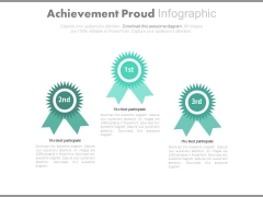 First Second Third Rank Ribbon Design Powerpoint Slides First Second Third Rank Ribbon Design Powerpoint Slides