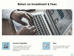 Fiscal Management Return On Investment And Fees Ppt Portfolio Model PDF Fiscal Management Return On Investment And Fees Ppt Portfolio Model PDF
