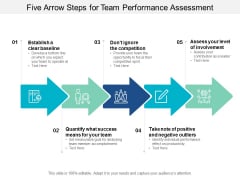 five arrow steps for team performance assessment ppt powerpoint presentation model good five arrow steps for team performance assessment ppt powerpoint presentation model good