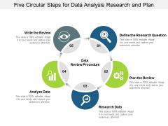 Five Circular Steps For Data Analysis Research And Plan Ppt PowerPoint Presentation Ideas Slide Portrait Five Circular Steps For Data Analysis Research And Plan Ppt PowerPoint Presentation Ideas Slide Portrait