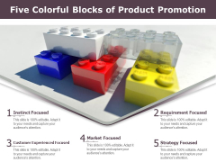 Five Colorful Blocks Of Product Promotion Ppt PowerPoint Presentation Slides Background PDF Five Colorful Blocks Of Product Promotion Ppt PowerPoint Presentation Slides Background PDF