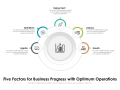 Five Factors For Business Progress With Optimum Operations Ppt PowerPoint Presentation File Clipart Images PDF Five Factors For Business Progress With Optimum Operations Ppt PowerPoint Presentation File Clipart Images PDF