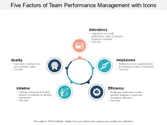 five factors of team performance management with icons ppt powerpoint presentation outline show five factors of team performance management with icons ppt powerpoint presentation outline show
