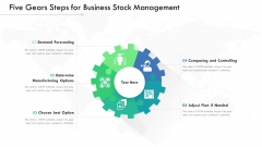 Five Gears Steps For Business Stock Management Ppt PowerPoint Presentation Gallery Graphics PDF Five Gears Steps For Business Stock Management Ppt PowerPoint Presentation Gallery Graphics PDF
