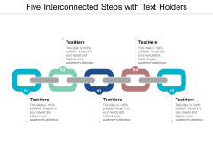 Five Interconnected Steps With Text Holders Ppt PowerPoint Presentation Ideas Good Five Interconnected Steps With Text Holders Ppt PowerPoint Presentation Ideas Good