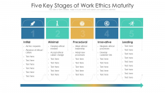 Five Key Stages Of Work Ethics Maturity Ppt PowerPoint Presentation Portfolio Example File PDF Five Key Stages Of Work Ethics Maturity Ppt PowerPoint Presentation Portfolio Example File PDF