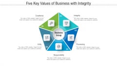 Five Key Values Of Business With Integrity Ppt PowerPoint Presentation File Pictures PDF Five Key Values Of Business With Integrity Ppt PowerPoint Presentation File Pictures PDF
