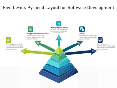 Five Levels Pyramid Layout For Software Development Ppt PowerPoint Presentation File Deck PDF Five Levels Pyramid Layout For Software Development Ppt PowerPoint Presentation File Deck PDF