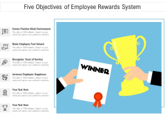 Five Objectives Of Employee Rewards System Ppt PowerPoint Presentation File Template PDF Five Objectives Of Employee Rewards System Ppt PowerPoint Presentation File Template PDF