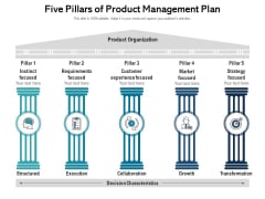 Five Pillars Of Product Management Plan Ppt PowerPoint Presentation Gallery Picture PDF Five Pillars Of Product Management Plan Ppt PowerPoint Presentation Gallery Picture PDF