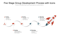 Five Stage Group Development Process With Icons Ppt PowerPoint Presentation Icon Background Designs Five Stage Group Development Process With Icons Ppt PowerPoint Presentation Icon Background Designs