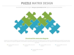 Five Staged Puzzles Matrix Design Powerpoint Slides Five Staged Puzzles Matrix Design Powerpoint Slides