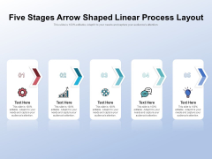 Five Stages Arrow Shaped Linear Process Layout Ppt PowerPoint Presentation Gallery Samples PDF Five Stages Arrow Shaped Linear Process Layout Ppt PowerPoint Presentation Gallery Samples PDF