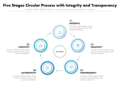 Five Stages Circular Process With Integrity And Transperancy Ppt PowerPoint Presentation Inspiration Icons PDF Five Stages Circular Process With Integrity And Transperancy Ppt PowerPoint Presentation Inspiration Icons PDF
