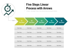 Five Steps Linear Process With Arrows Ppt PowerPoint Presentation Gallery Smartart PDF Five Steps Linear Process With Arrows Ppt PowerPoint Presentation Gallery Smartart PDF