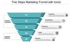 Five Steps Marketing Funnel With Icons Ppt PowerPoint Presentation Inspiration Example File Five Steps Marketing Funnel With Icons Ppt PowerPoint Presentation Inspiration Example File