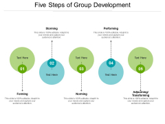 Five Steps Of Group Development Ppt PowerPoint Presentation Templates PDF Five Steps Of Group Development Ppt PowerPoint Presentation Templates PDF