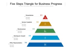 Five Steps Triangle For Business Progress Ppt PowerPoint Presentation Gallery Tips PDF Five Steps Triangle For Business Progress Ppt PowerPoint Presentation Gallery Tips PDF