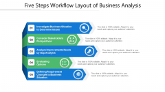 Five Steps Workflow Layout Of Business Analysis Ppt PowerPoint Presentation Gallery Styles PDF Five Steps Workflow Layout Of Business Analysis Ppt PowerPoint Presentation Gallery Styles PDF