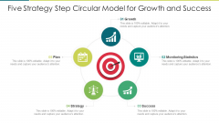 Five Strategy Step Circular Model For Growth And Success Clipart PDF Five Strategy Step Circular Model For Growth And Success Clipart PDF