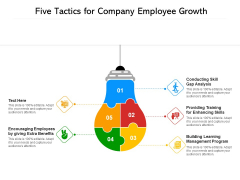 Five Tactics For Company Employee Growth Ppt PowerPoint Presentation File Demonstration PDF Five Tactics For Company Employee Growth Ppt PowerPoint Presentation File Demonstration PDF