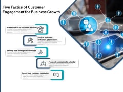 Five Tactics Of Customer Engagement For Business Growth Ppt PowerPoint Presentation Show Images PDF Five Tactics Of Customer Engagement For Business Growth Ppt PowerPoint Presentation Show Images PDF