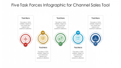 Five Task Forces Infographic For Channel Sales Tool Formats PDF