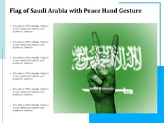 Flag Of Saudi Arabia With Peace Hand Gesture Ppt PowerPoint Presentation Show Deck PDF Flag Of Saudi Arabia With Peace Hand Gesture Ppt PowerPoint Presentation Show Deck PDF