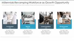 Flexbile Workspace Millennials Revamping Workforce As Growth Opportunity Introduction PDF