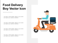 Food Delivery Boy Vector Icon Ppt PowerPoint Presentation Portfolio Images