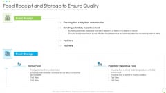 Food Receipt And Storage To Ensure Quality Uplift Food Production Company Quality Standards Introduction PDF Food Receipt And Storage To Ensure Quality Uplift Food Production Company Quality Standards Introduction PDF