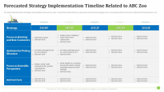 Forecasted Strategy Implementation Timeline Related To ABC Zoo Designs PDF