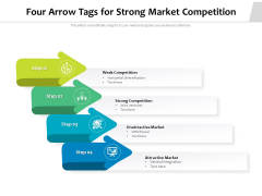 Four Arrow Tags For Strong Market Competition Ppt PowerPoint Presentation Diagram Templates PDF Four Arrow Tags For Strong Market Competition Ppt PowerPoint Presentation Diagram Templates PDF