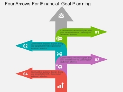 Four Arrows For Financial Goal Planning Powerpoint Template Four Arrows For Financial Goal Planning Powerpoint Template