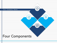 Four Components Agenda Transformation Ppt PowerPoint Presentation Complete Deck