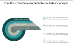 Four Concentric Circles For Social Media Audience Analysis Ppt PowerPoint Presentation Infographic Template Graphics Four Concentric Circles For Social Media Audience Analysis Ppt PowerPoint Presentation Infographic Template Graphics