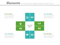 Four Elements For Strategic Marketing Plan Powerpoint Template