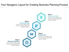 Four Hexagons Layout For Creating Business Planning Process Ppt PowerPoint Presentation File Inspiration PDF Four Hexagons Layout For Creating Business Planning Process Ppt PowerPoint Presentation File Inspiration PDF