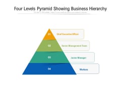four levels pyramid showing business hierarchy ppt powerpoint presentation professional guidelines pdf four levels pyramid showing business hierarchy ppt powerpoint presentation professional guidelines pdf