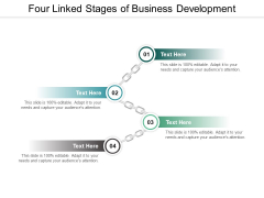 Four Linked Stages Of Business Development Ppt PowerPoint Presentation Ideas Rules Four Linked Stages Of Business Development Ppt PowerPoint Presentation Ideas Rules
