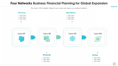Four Networks Business Financial Planning For Global Expansion Inspiration PDF